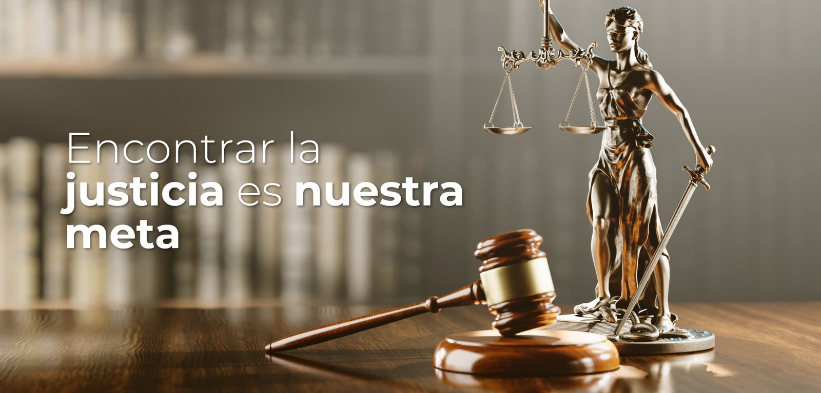Encontrar la justicia es nuestra meta